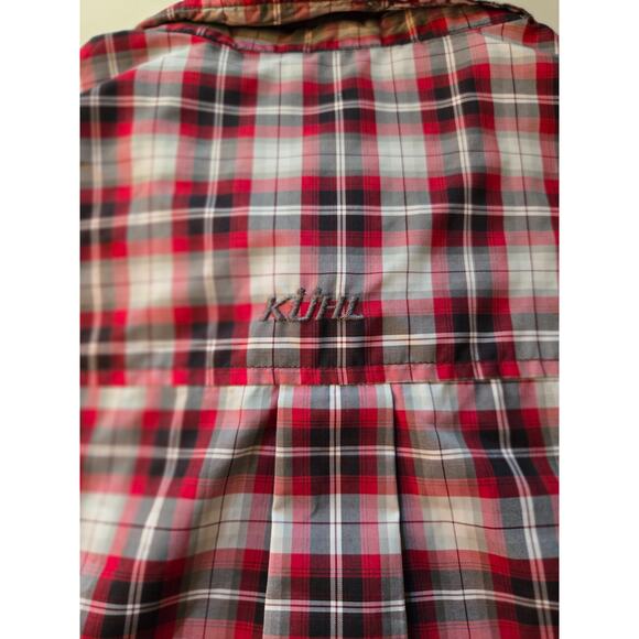 Kuhl "Mountain Grown" Plaid Pearl Snap Short Sleeve Lightweight Medium Shirt - Picture 6 of 9